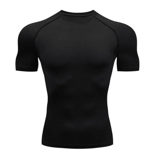 BLACK COMPRESSION SHIRT