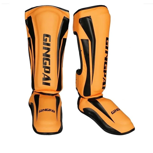 GINGPAI SHIN GUARDS ORANGE