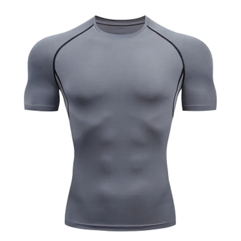 GRAY COMPRESSION SHIRT